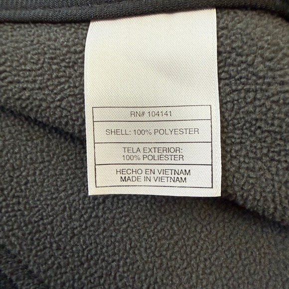 Nike ACG Fleece Jacket Mens XL Black Grey Full Zip Fit Therma Mock Neck Outdoor - Picture 8 of 11